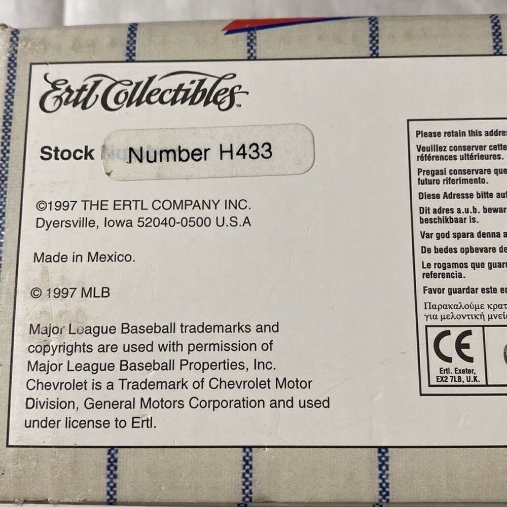 NIB ERTL American Pastime Series Angels 1957 Chevy 210 Bank MLB. NlB - Picture 4 of 15